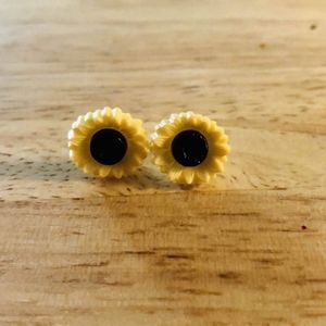 Handmade Sunflower Earrings